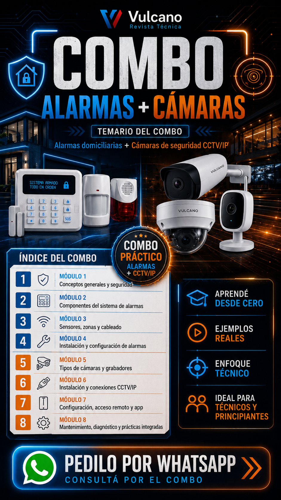 Temario del combo de cursos